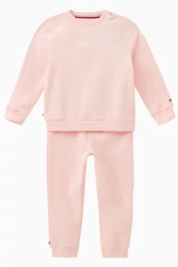 Pink tommy hilfiger tracksuit store