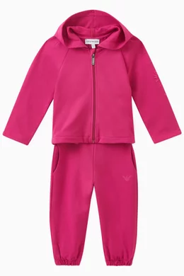 Pink armani tracksuit online
