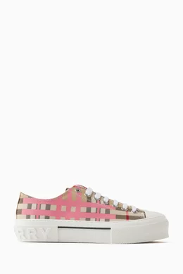 Burberry sneakers pink best sale