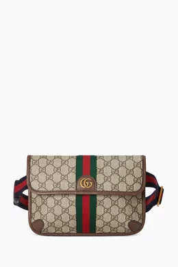Gucci ophidia gg supreme small belt bag 2025