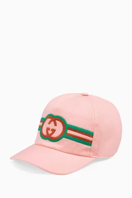 Pink gucci baseball hat new arrivals