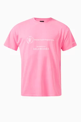 Pink balenciaga shirt sales