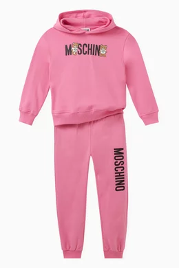 Moschino sweat suit womens cheap