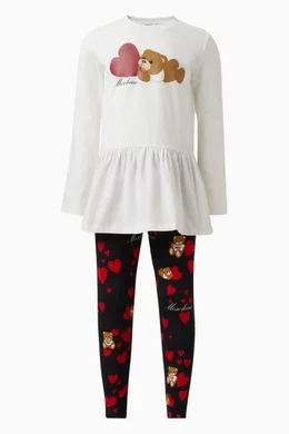 Moschino bear discount leggings