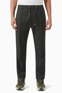 Pinstripe track pants store