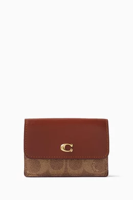 Coach remi medium on sale envelope wallet
