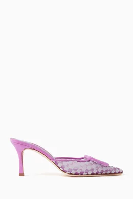 Purple manolo blahnik shoes store