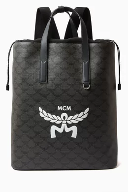 Mcm drawstring sale backpack