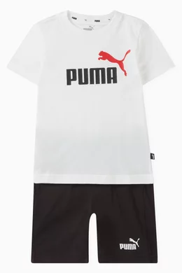 Puma shorts and shirt set hot sale
