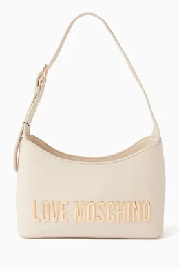 Love moschino discount shoulder bag white