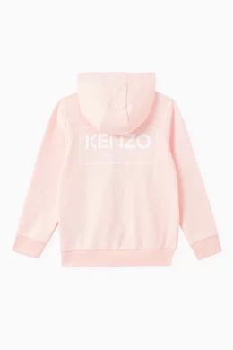 Pink kenzo hoodie cheap