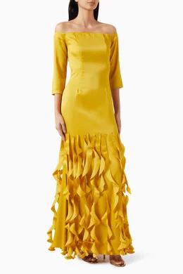 Tassel maxi dress top
