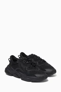 Adidas ozweego black leather sale