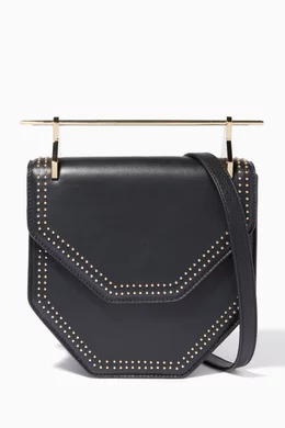 Buy M2Malletier Black Black Amor Fati Leather Shoulder Bag For Women Online Ounass Oman