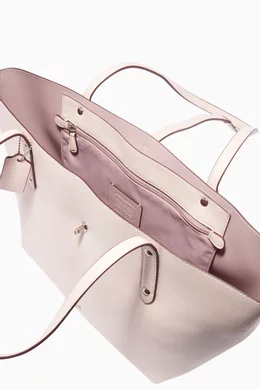 Coach market tote ice pink top