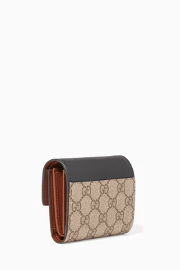 Gucci padlock wallet top