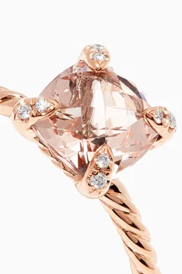 David yurman morganite ring rose gold hot sale