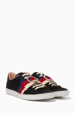 Gucci bow sneakers clearance