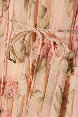 Buy Zimmermann Multicolour Peach Hydrangea Floating Prima Dress For Women Online Ounass Oman
