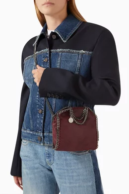 Buy Stella McCartney Purple Falabella Tiny Tote Bag in Eco