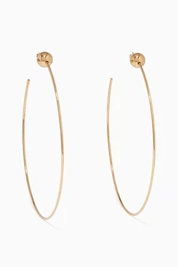 Buy Vita Fede Gold Gold Sfera Hoop Earrings For Women Online Ounass Oman