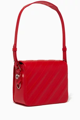 Off white red binder clip bag hotsell