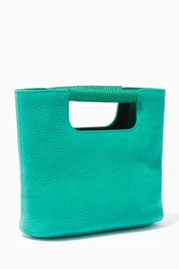 Buy Simon Miller Green Jade Mini Birch Nubuck Tote Bag For Women 