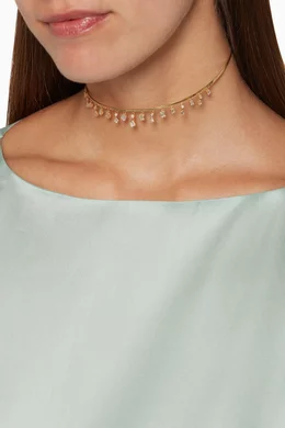 Buy Suzanne Kalan Yellow Yellow-Gold Diamond Baguette Cascading - Main Image