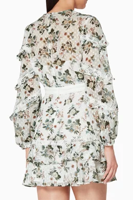 Buy La Maison Talulah Multicolour Multi Coloured Reminisce Printed Mini Dress For Women Online Ounass Oman