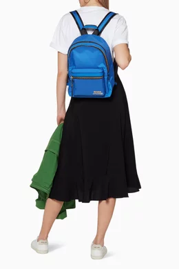 Buy Marc Jacobs Blue Medium Trek Backpack For Women Online  display picture 3