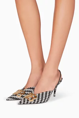 Balenciaga houndstooth pumps store