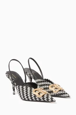Balenciaga houndstooth pumps store