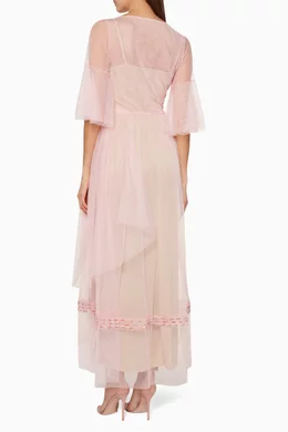 staud light pink dress STAUD Joy Maxi Dress
