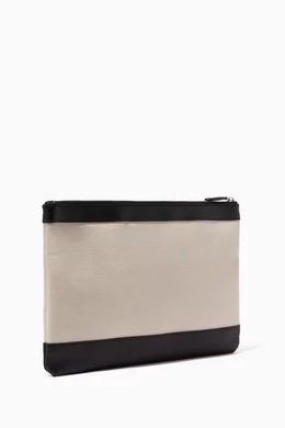 Balenciaga canvas clutch hot sale