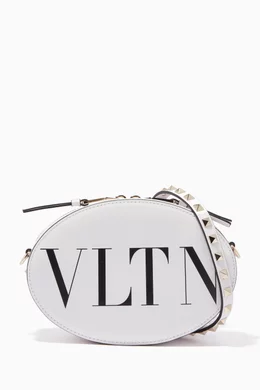 Buy Valentino Garavani Color White Small VLTN Cross Body Bag Online for Women Ounass Oman