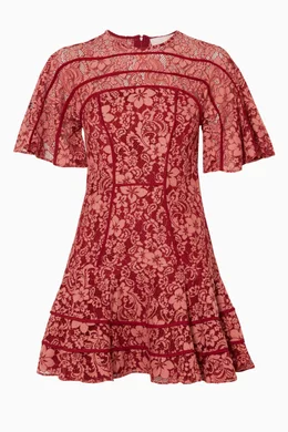 Buy Keepsake The Label Red Red Lace Dreamers Mini Dress For Women Online |  Ounass Oman
