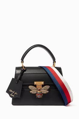 Buy Gucci Black Black Queen Margaret Top Handle Bag For Women Online Ounass Oman