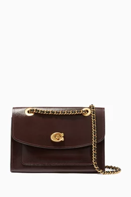 Buy Coach Burgundy Oxblood Parker Shoulder Bag For Women Online Ounass Oman