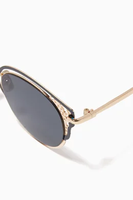 Buy Stella McCartney Neutral Cat-Eye Sunglasses For Women  display picture 2