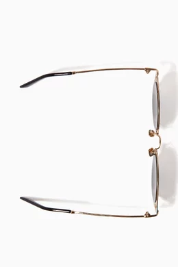 Stella McCartney Beige Cat-Eye Sunglasses Stella McCartney Oversized Cat-Eye Sunglasses Beige main image 4