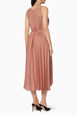 vince chevron pleated dress VINCE