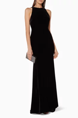 sachin and babi light blue dress Buy Alex Perry Black Black Velvet Greer Gown For Women Online