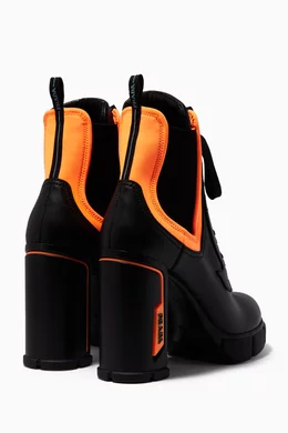 Prada boots orange shop