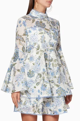 Thurley chintz print broderie dress on sale