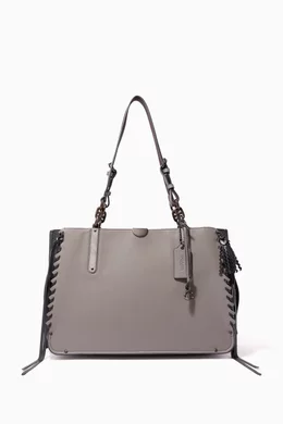 Buy Coach Grey Heather Grey Whipstitch Dreamer 36 Tote Bag For Women Online Ounass Oman