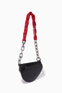 Buy Balenciaga Black Black Souvenir Bike Chain Belt Bag For Women Online Ounass Oman
