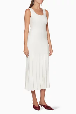 Theory pleated tank dress top