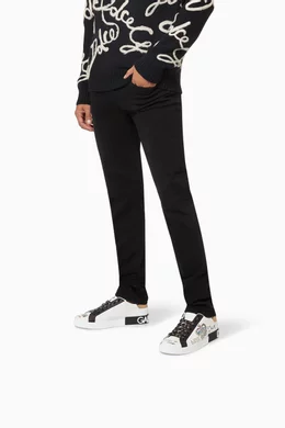 Portofino sneakers in printed nappa calfskin with patch on sale