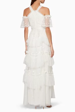 chinese dress ladies Looking Like A Day Dream Eyelet Lace Dress