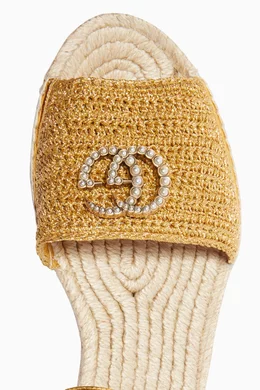 Gucci crochet espadrilles hot sale